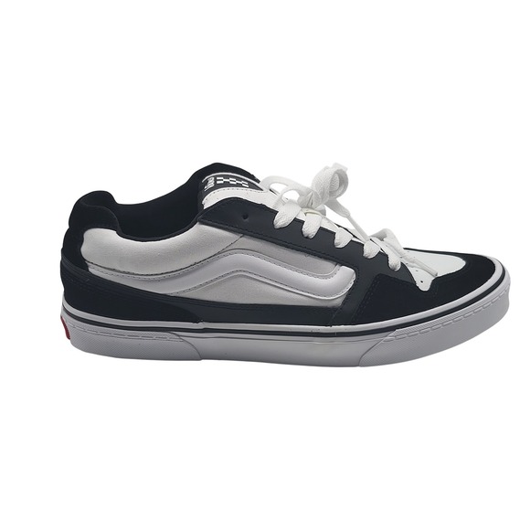 Vans Caldrone Black White Mens 11 Sneakers VN000CSPBA2 Skate Casual Shoes